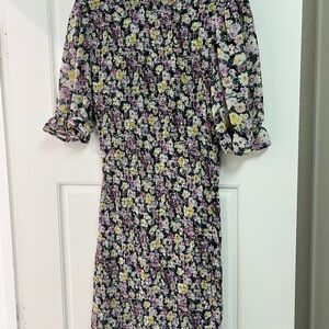 Floral Puff Sleeve Dress